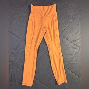 Lululemon Align High Rise Pant 24.5" Yoga Leggings Size 4 Peach Athleisure